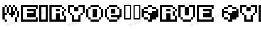 Meiryo-常规True Type)(Japanese)字体转换